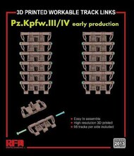 Panzer Pz.Kpfw.III/IV Early Workable Track Links Set #RFM2013