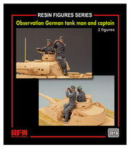 Observation German Tank Man and Captain (2 figures) #RFM2015