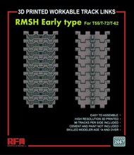  Rye Field Models  1/35 3D Printed Workable Track Links - RMSH Early Type (for T-55/T-72/T-62) RFM2057