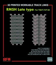 3D Printed Workable Track Links - RMSH Late Type (for T-55/T-72/T-62) #RFM2058
