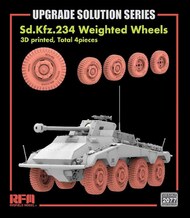 Sd.Kfz.234 Puma Weighted Wheels Set Type B #RFM2077