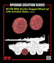M1128 MGS Stryker Sagged Wheel Set with Anti-Skid Chains (2 pcs) #RFM2109
