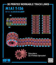 M1A1 Abrams T-156 3D Printed Workable Track Set #RFM3035