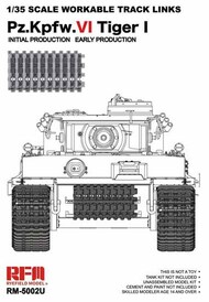 Pz.Kpfw.VI Tiger I Initial/Early Production Workable Track Link Set #RFM5002U