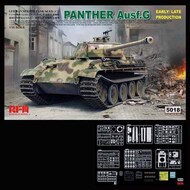  Rye Field Models  1/35 Panther Ausf.G Sd.Kfz.171 (Early/Late Production) RFM5018