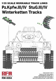  Rye Field Models  1/35 Workable Track Links - Panzer Pz.Kpfw.III/IV StuG.III.IV Winterketten Tracks RFM5084