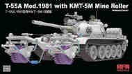 T-55A Model 1981 with KMT-5M Mine Roller #RFM5163