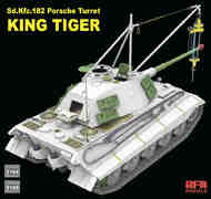 Sd.Kfz.182 King Tiger Porsche with 2-ton Makeshift Crane #RFM5164