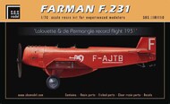  SBS Model  1/72 Farman F.231 Lalouette & de Permangle SBS-703X