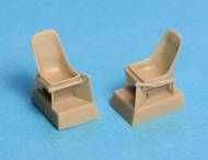  SBS Model  1/48 Bf.109A/B/C/D/E seats without harness (2) SBS48008