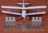  SBS Model  1/72 de Havilland Dh.82a Tiger Moth rigging set & wheels (designed to be used with Airfix kits) SBS72048