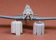  SBS Model  1/72 Fiat G.50 Engine + cowling set (designed to be used with Fly kits)[Fiat G.50bis/AS] SBS72060