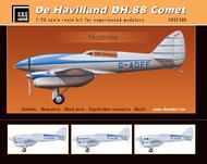  SBS Model  1/72 De Havilland DH-88 Comet 'Australia' SBSK7006