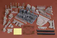  SBS Model  1/32 Boeing B-17G Flying Fortress Bombardier position & Chin turret interior upgrade set SBSRF3201