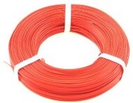 RED 22-Gauge Single Strand Copper Plastic Coated Wire 32'/Roll #SVM1051