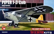 Piper J-3 Cub 'Over Europe' ex-Smer kit with new clear parts #SBK4003