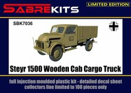 Steyr 1500 Wooden Cab Cargo Truck #SBK7036