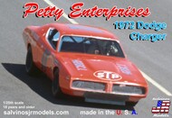  Salvinos Jr Models  1/25 Petty Enterprises #11 1972 Dodge Charger Daytona 500 Race Car SJM19721