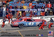  Salvinos Jr Models  1/25 Richard Petty #43 1980 Chevrolet Monte Carlo NASCAR Race Car SJM19801