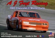  Salvinos Jr Models  1/24 AJ Foyt Racing #14 1983 Chevrolet Monte Carlo Race Car SJM19832