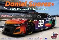  Salvinos Jr Models  1/24 Daniel Suarez 2022 NASCAR Next Gen Chevrolet Camaro ZL1 Race Car (Primary Livery) (Ltd Prod) SJM2022DSP