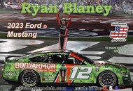 Ryan Blaney 2023 NASCAR Ford Mustang Winner Race Car (Coca-Cola 600) (Ltd Prod) #SJM2023RBC