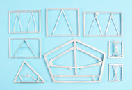  Scale Aircraft Conversions  1/32 Jeanin Stahltaube Landing Gear & Wire Supports (for Wingnut Wing Kit) OUT OF STOCK IN US, HIGHER PRICED SOURCED IN EUROPE SCV32127