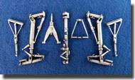  Scale Aircraft Conversions  1/48 Mirage IV Landing Gear (Hel) SCV48069