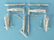  Scale Aircraft Conversions  1/48 MiG-23 Flogger Landing Gear (for Trumpeter Kit) SCV48198