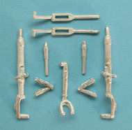  Scale Aircraft Conversions  1/48 Spiteful & Seafang Landing Gear (for Trumpeter Kit) SCV48208