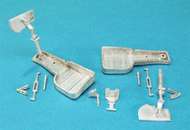  Scale Aircraft Conversions  1/48 Supermarine Attacker Landing Gear (for Trumpeter Kit) SCV48218