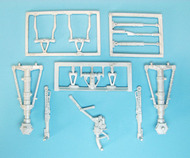  Scale Aircraft Conversions  1/48 F-106 Delta Dart Landing Gear (for Trumpeter Kit) SCV48272