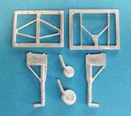  Scale Aircraft Conversions  1/72 Bf.110 Landing Gear (for Eduard Kit) SCV72058