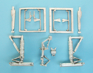  Scale Aircraft Conversions  1/72 Boeing 707, C-135 Landing Gear (Hel) SCV72072