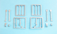  Scale Aircraft Conversions  1/72 MiG-21 Fishbed Landing Gear (2 sets) (for Eduard Kit) SCV72159