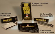 The Tool Box (5 Grabit Stix, 10 Polishing Stix, 4ea Saw Blades & Scriber Blades) #SMO1104