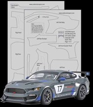 Ford Mustang GT-4 Carbon Fiber Full Jacket Twill Weave Pewter (1/20) #SMO7056