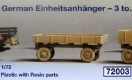 German 3000 Einheitsanhanger-3T standard trai #SCH72003