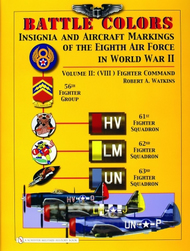  Schiffer Publishing  Books Battle Colors--v.2--8th AF Fighter Command SFR5353
