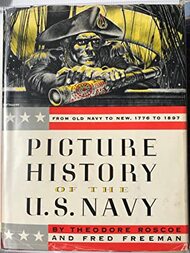  Scribners Books  Books Collection - Picture History of the US Navy USED, Dust Jacket SCB0146