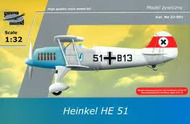 Spanish Civil War Heinkel He.51 Aircraft 32-001 #SVW32001