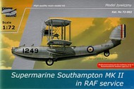  Silver Wings  1/72 Supermarine Southampton Mk.II RAF Flying boat SVW72002