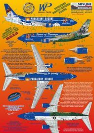  Skyline Models  1/144 Boeing 737-300 WP Western Pacific N946WP Spirit of Durango/Purgatory Resort, includes photo etch parts. Designed to fit Skyline kit SKY4403A. SKY14041