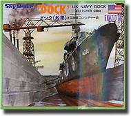 Skywave/Pitroad  1/700 Collection - USN Repair Dock w/ Fletcher SKY07