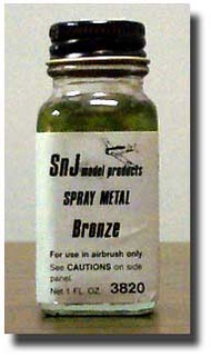  SnJ Model Products  NoScale Bronze Spray Enamel SNJ3820