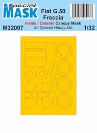  Special Hobby Kits  1/32 Fiat G.50 Freccia MASK Pre-cut paint masks SHYM32007