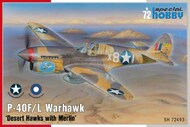  Special Hobby Kits  1/72 Curtiss P-40F/L WarhawkDesert Hawks with Merlin SHY72493