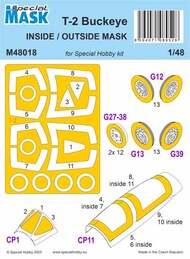  Special Hobby Kits  1/48 T-2 Buckeye Inside/Outside MASK SHYM48018