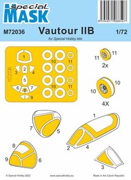  Special Hobby Kits  1/72 Dassault Vautour IIB Mask SHYM72036