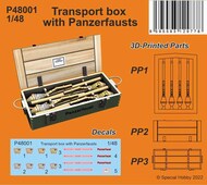  Special Hobby Kits  1/48 Transport box with Panzerfausts SHYP48001